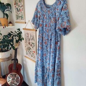 Small - Marissa Olivia - Off the Shoulder Boho Dress